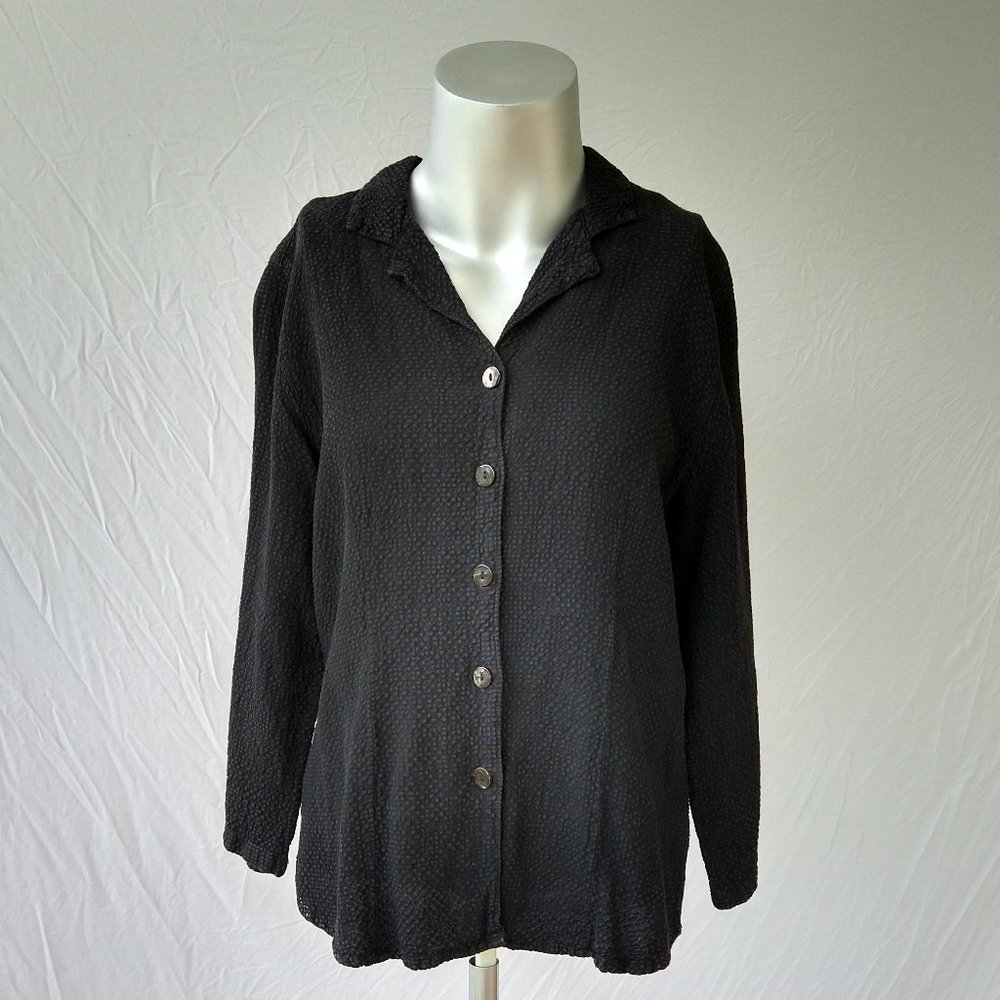 Click Long Sleeve Button Up Shirt